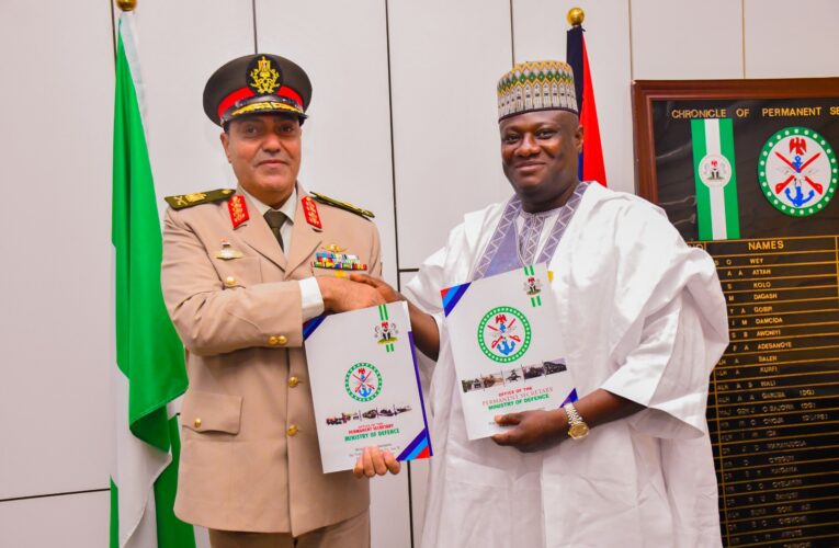 Nigeria Signs MOU With Arab Republic Of Egypt On Defence Industry Cooperation.