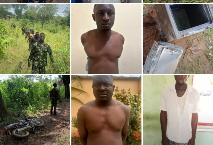 Troops Of 6 Brigade Arrest Several Criminals And Terrorists In Taraba State.