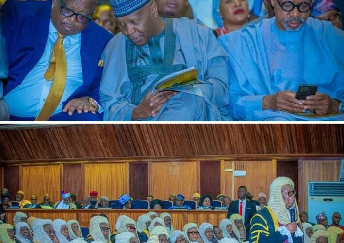 NSGF Chairman Inuwa Yahaya Attends Valedictory Session For Retiring CJN, Justice Ariwoola.