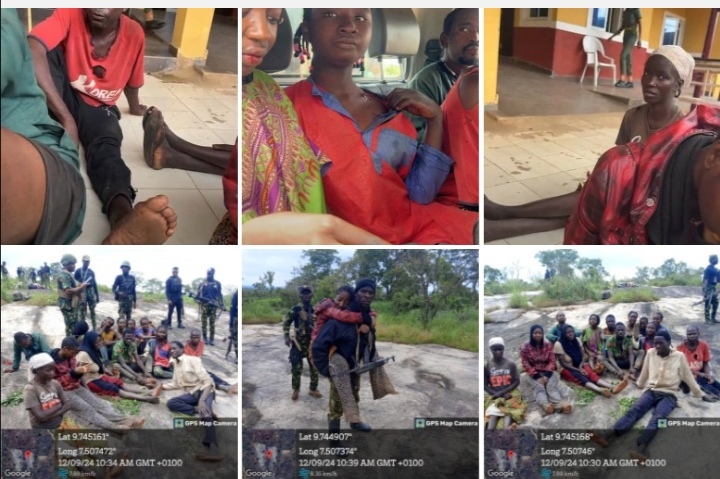 Nigerian Army Troops Burst Terrorists Strong Holds, Rescue Kidnapped Students.