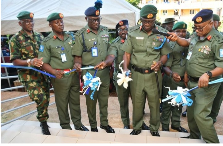 General Saraso Commission Newly Remodeled 30 Unit Corporal And Below QuARTERS At Kotoko Barracks, Ribadu Cantonment Kaduna.