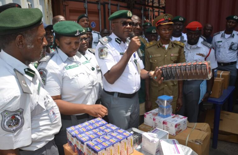 Onne Customs Intercepts Illicit Drugs Worth Over N46.3 Billion Ands Containers Worth N441m.