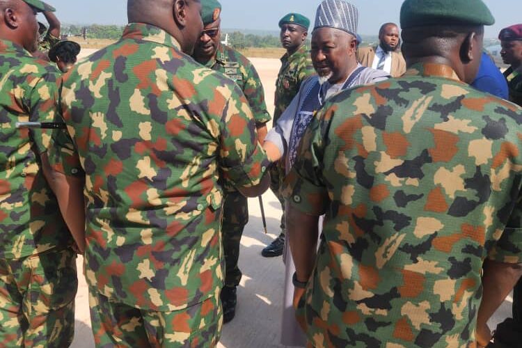 Badaru On Operational Tour Of 82 Division And Other Military Installations In Enugu And Imo State.