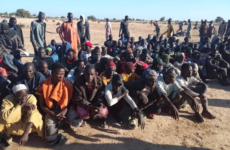 MNJTF Troops Stops Over 174 Nigerian Men En Route To Niger Border Communities.