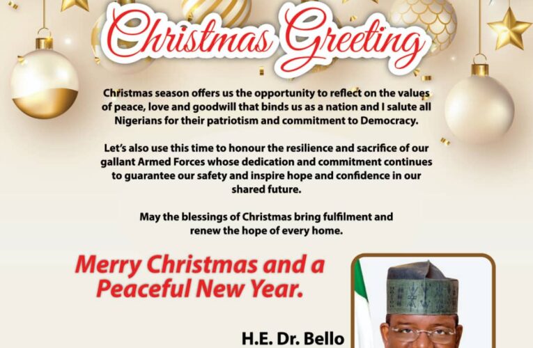 Yuletide: Matawalle Salutes Nigerian Military And Citizens At Christmas, Calls For Love And Peaceful Coexistence.