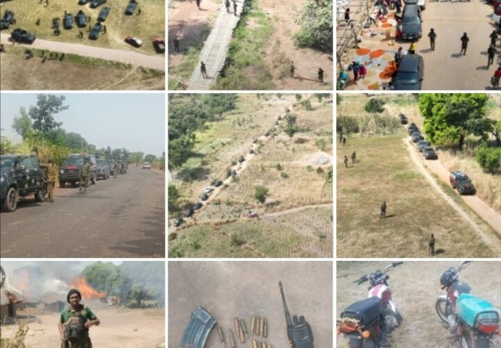 6 BRIGADE NIGERIAN ARMY INTENSIFIES CLEARANCE OPERATIONS, DESTROYS BANDITS’ CAMPS, RECOVERS AMMUNITION IN TARABA STATE.