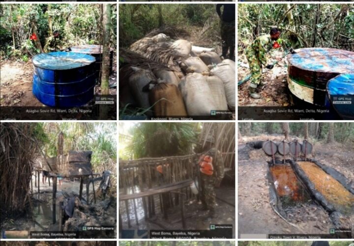 Troops Sustain Gains Against Oil Thieves, Confiscate Over 130,000 Litres Of Stolen Products.