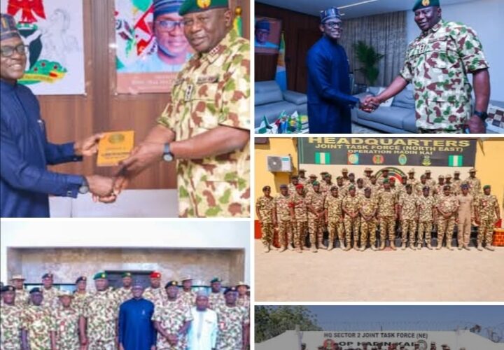 COAS Assures Yobe State Government Of Commitment To Deal With Security Challenges.