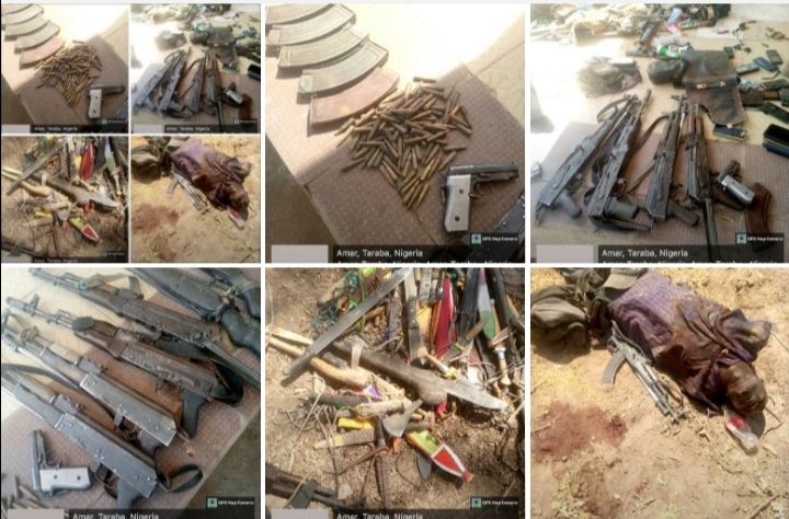 Brigade Troops Neutralize Bandit, Recover Cache Of Arms In Taraba State.