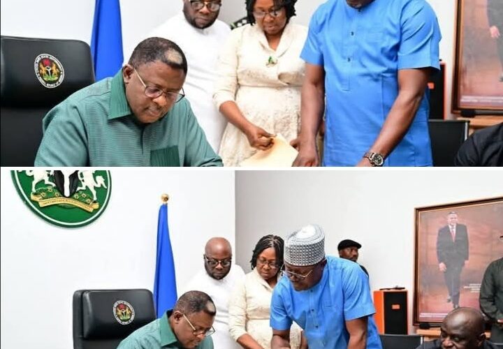 Governor Bassey Edet Otu Signs The Cross River State Local Government Amendment Bill 2025.